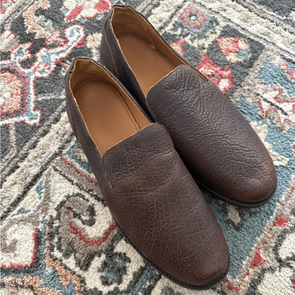 Tecovas “The Monterrey” Slip-On Loafer – Hickory Bison Leather